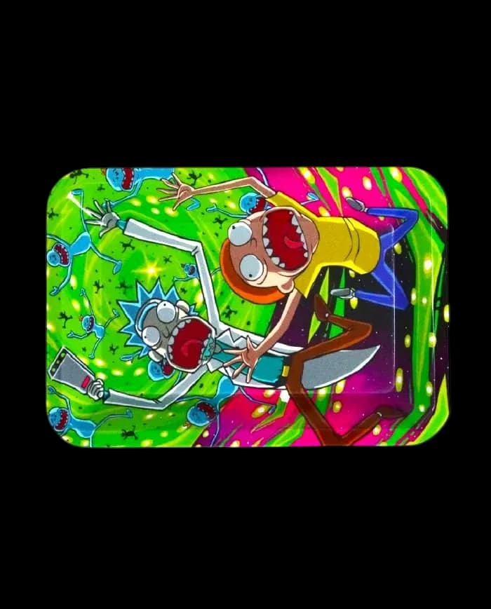 Bandeja Metal Glow Rick & Morty 7
