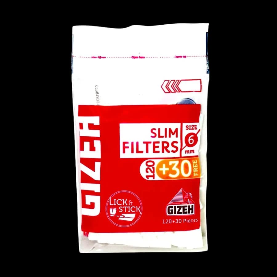 GIzeh Filtro Slim 6mm Rojo