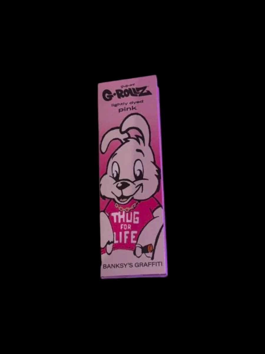 Papelillo G-Rollz 1 1/4 Conejo Pink