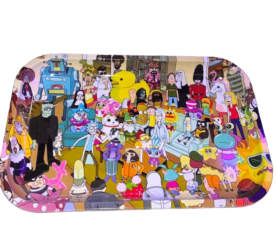 Bandeja Metal Glow Rick & Morty 3