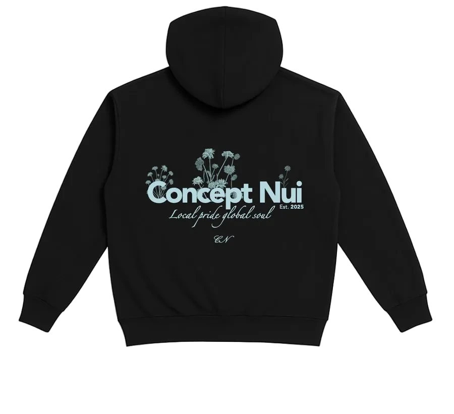 Concept Nui Black Hoodie