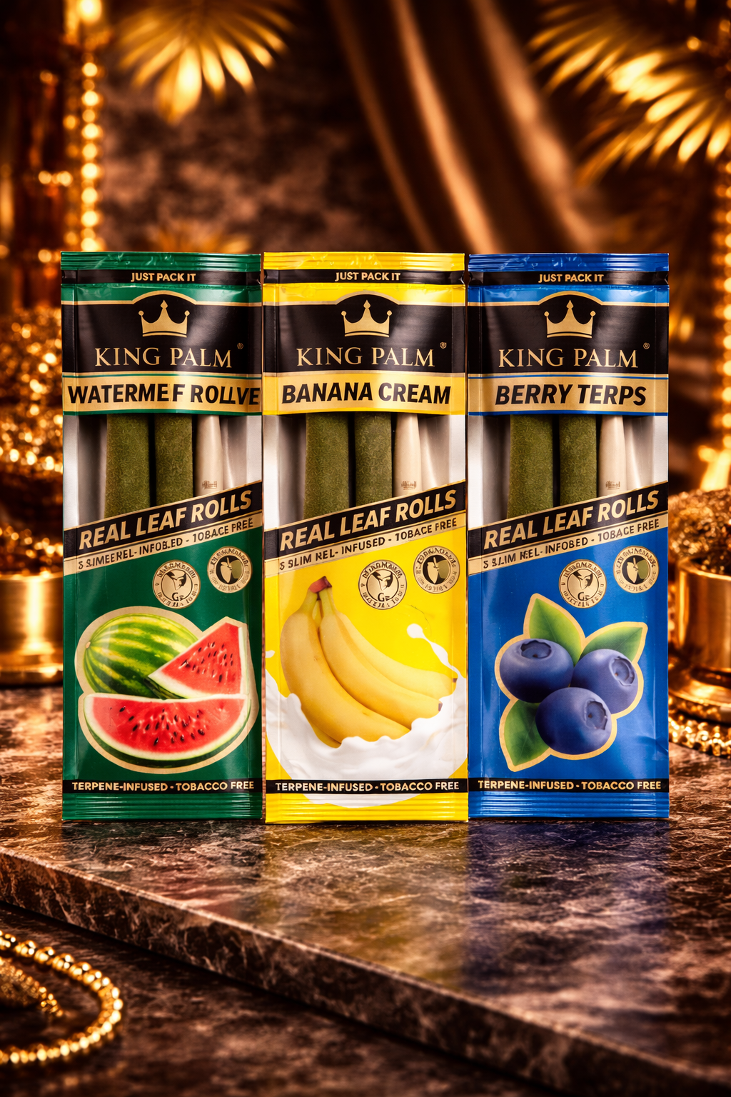 King Palm Real Leaf Rolls 1.5G