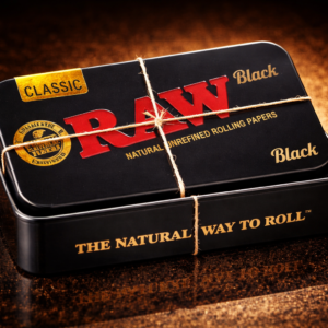 Caja Metálica RAW Black – Edición Classic 🖤