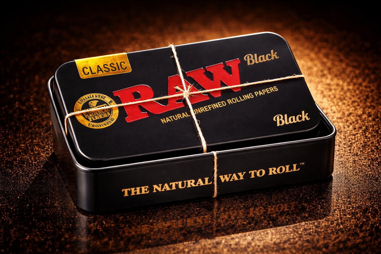 Caja Metálica RAW Black – Edición Classic 🖤