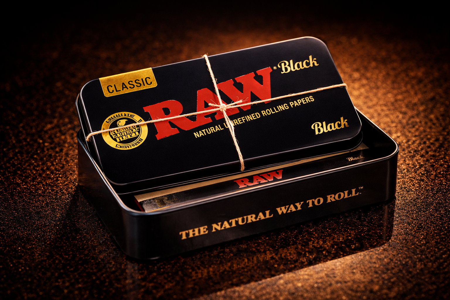 Caja Metálica RAW Black – Edición Classic 🖤 - Imagen 3