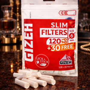 GIzeh Filtro Slim 6mm Rojo