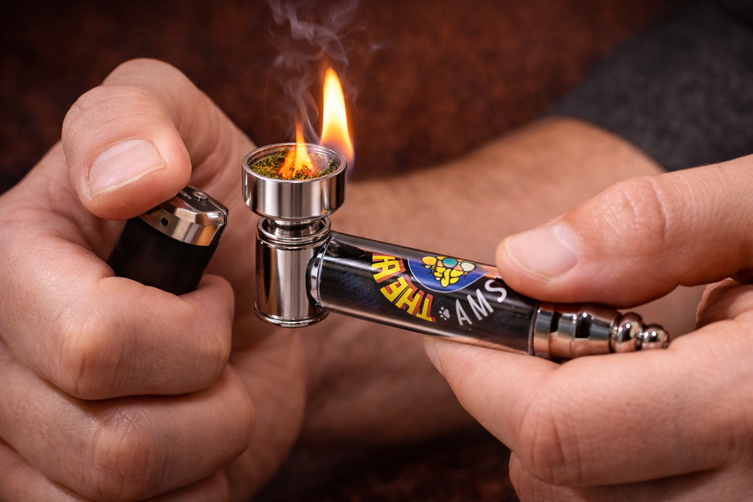 Pipa Metálica The Bulldog – Compact Metal Pipe - Imagen 2