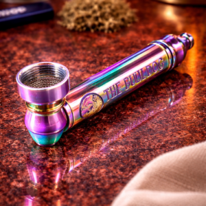 Pipa Metálica The Bulldog Tornasol – Rainbow Finish