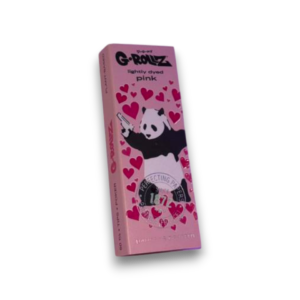 Papelillo G-Rollz Panda Pink 1 1/4 + Tips Banksy