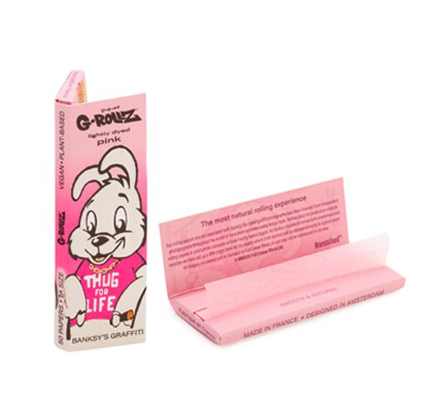Papelillos G-Rollz Pink – Banksy’s Graffiti Edition