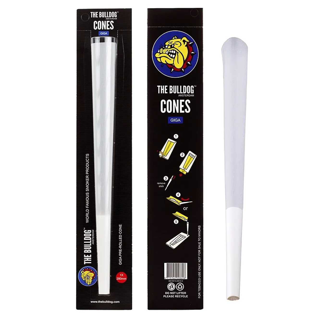 Cono Pre-Rolado The Bulldog GIGA 28 cm - Imagen 2